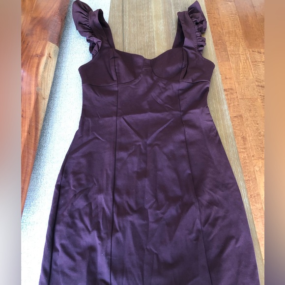 NWOT- Vici- Total Sweetheart Body con Dress- Wine Red (Size Small) - Picture 2 of 11